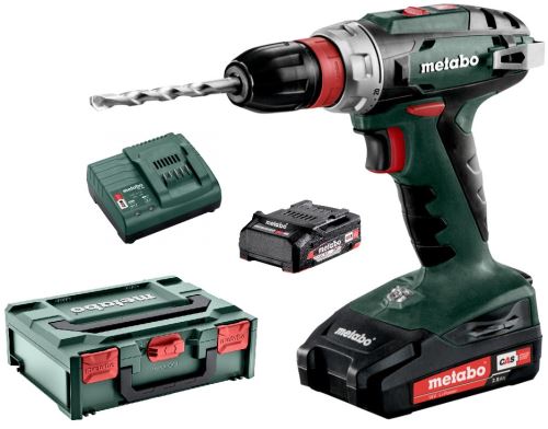 Aku bušilica METABO BS 18 Quick 2x2.0 Li-Power, SC60 602217500