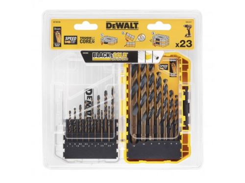 DeWALT Set bušilica za metal HSS-G Black&Gold (23 kom) DT70729