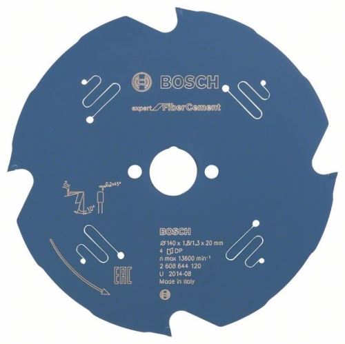 BOSCH List pile Expert for Fiber Cement 140 x 20 x 1,8 mm, 4 2608644120