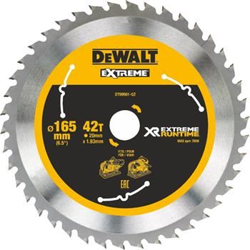 DeWALT List pile (idealan za FLEXVOLT pile) 165 x 20 mm, 42 zuba DT99561