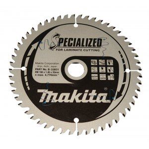 MAKITA list pile za laminat SPECIALIZED 165x1,5x20 mm 52 zuba B-33831