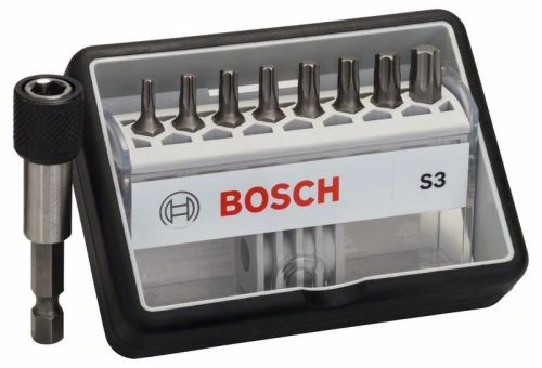 BOSCH (8+1) set bitova Robust Line, S Extra-Hart 25 mm, (8+1) set bitova 2607002562