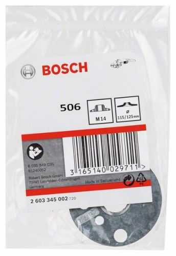 BOSCH Okrugla matica s navojem prirubnice M 14 115/125 mm 2603345002