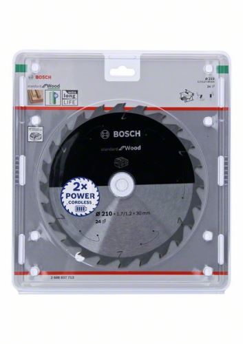 BOSCH List pile za akumulatorske pile; Standard za drvo 210x30x1,7/1,2x24T 2608837713