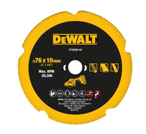 DeWALT dijamantni disk za više materijala, 75 mm DT20590