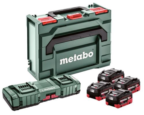 METABO Osnovni set (punjač + baterije) 18V / 4 x LiHD 5,5 Ah + ASC 145 DUO + kofer 685180000