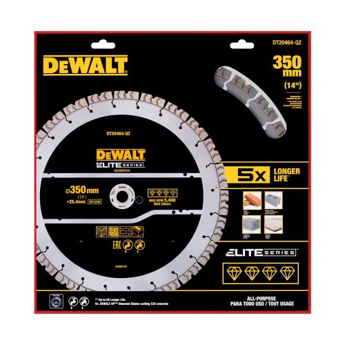 DeWALT segmentirani dijamantni list pile, 350 mm DT20464