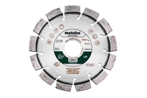 METABO Dijamantna rezna ploča Dia-TS 115x22,23 mm - UP, univerzalna, profesionalna 628558000