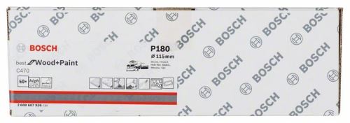 BOSCH Brusni papir C470, (50 kom) 115 x 230 mm, 180 2608607936