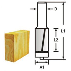 MAKITA Rezalo za utore 2 drške reznog ruba 6 mm, 12,7x26x69 mm D-47715