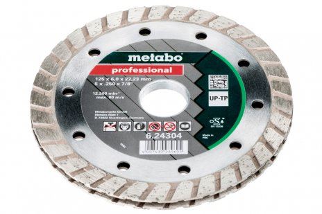 METABO Dijamantna ploča za glodanje, 125 x 6 x 22,23 mm, "PROFESSIONAL", "UP-TP" 624304000