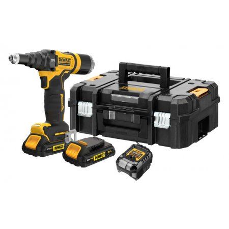 DeWALT 18V AKU pištolj za zakivanje, 1x1.7Ah, punjač, TSTAK DCF403E1GT