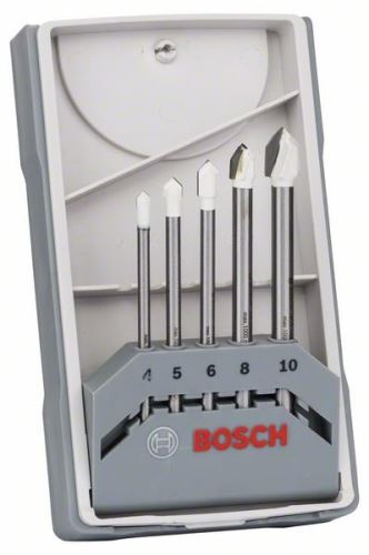 BOSCH 5-dijelni set bušilica za pločice CYL-9 Ceramic 4.0; 5,0; 6,0; 8,0; 10,0 mm 2608587169