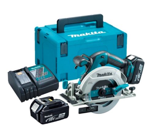 Makita Aku akumulatorska kružna pila Li-ion LXT 18V/5.0Ah, Makpac DHS680RTJ