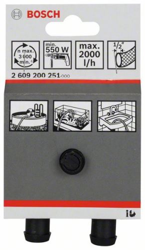 BOSCH Vodena pumpa 2000 l/h, 1/2", 4 m, 40 m, 30 sek. 2609200251