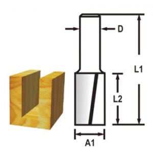 MAKITA Rezalo za utore 2 drške reznog ruba 6 mm, 10x25,4x57 mm D-47466