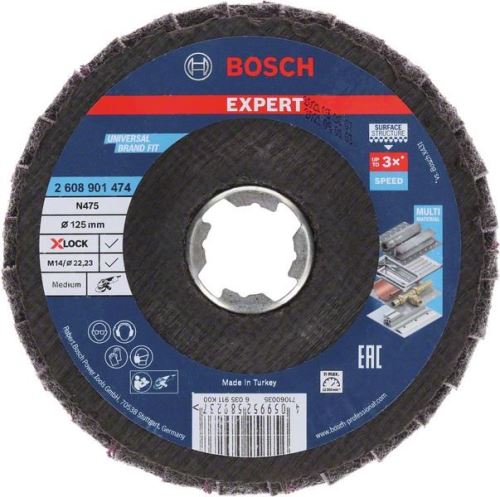 BOSCH EXPERT X-LOCK lamela N475 SCM srednji125mm 2608901474