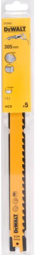 DeWALT List pile 305 mm za brze i grube lučne rezove u drvu (5 kom) DT2432