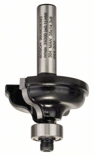 BOSCH Rezač profila A 8 mm, R1 4,8 mm, B 11 mm, L 14,3 mm, G 57 mm 2608628393