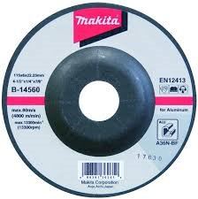 MAKITA brusni disk aluminij 115x6x22,23 mm B-14560