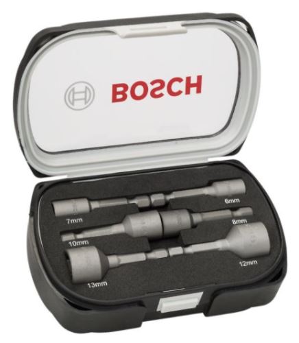 BOSCH 6-dijelni set nasadnih ključeva (50 x 6,7,8,10,12,13 mm) - DIY 2607017569