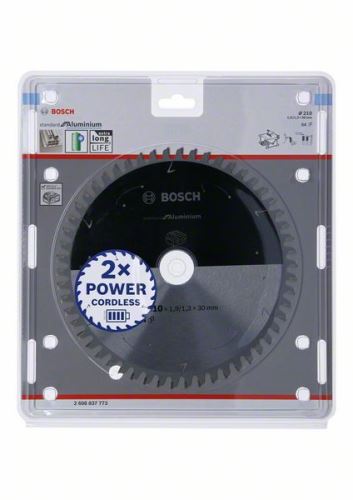 BOSCH List pile za akumulatorske pile; Standardno za aluminij 210x30x1.9/1.3x54T 2608837773