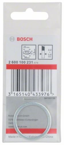 BOSCH redukcijski prsten za listove pile 30 x 25 x 1,8 mm 2600100231