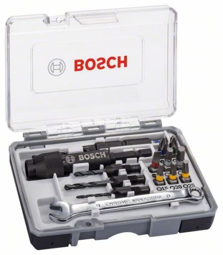 BOSCH 20-dijelni set izvijača Drill&Drive PH2; PH2; PZ2; SL5; H4; H5; T15; T20; T25 2607002786