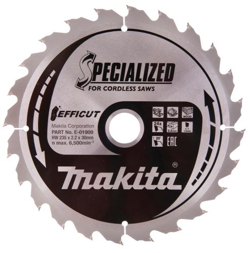 MAKITA list pile za drvo Efficut 230x2,2x30 mm 24 zuba E-01909