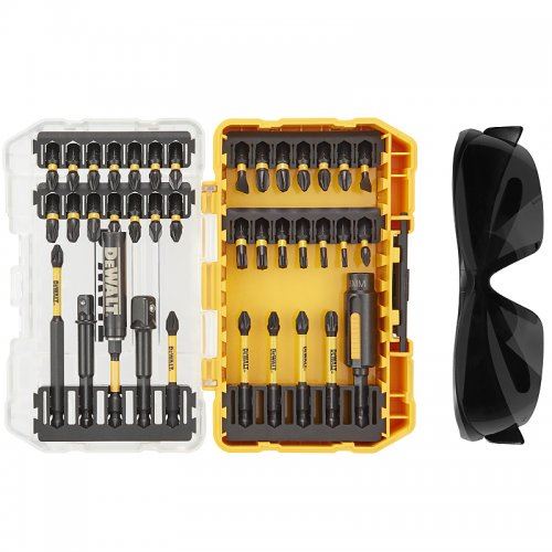 DeWALT FLEXTORQ set bitova (38 kom) + zaštitne naočale DT70740T