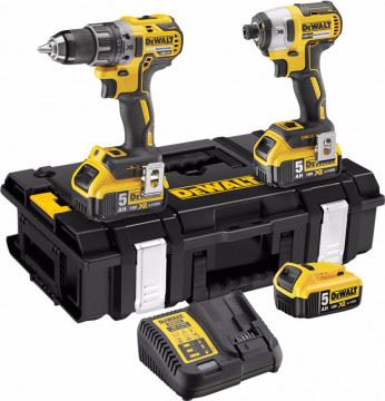 DeWALT Combo set akumulatorskih alata 18V 3x5,0 Ah DCK266P3