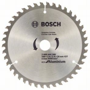 BOSCH List pile Eco for Aluminium 160x2.0/1.4x20 42T 2608644388