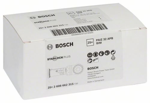 BOSCH BIM list pile za uranjanje PAIZ 32 APB drvo i metal 60 x 32 mm 2608662315