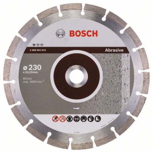 BOSCH Dijamantna rezna ploča Standard for Abrasive 150 x 22,23 x 2 x 10 mm 2608602617