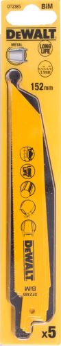 DEWALT List pile za metal i lim, 152 mm (5 kom) DT2385