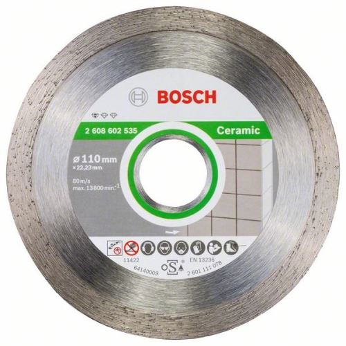 BOSCH Dijamantna rezna ploča Standard for Ceramic 110 x 22,23 x 1,6 x 7,5 mm 2608602535