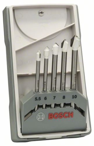 BOSCH 5-dijelni set bušilica za pločice CYL-9 Ceramic 5,5; 6,0; 7,0; 8,0; 10,0 mm 2608587170