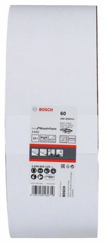 BOSCH 10-dijelni set brusnih traka X440 100 x 610 mm, 60 2608606135