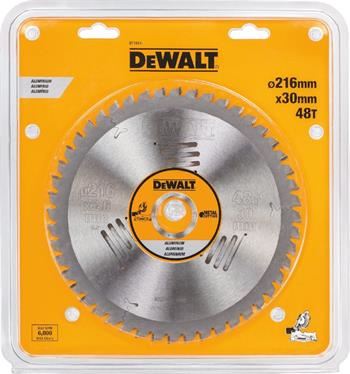 DeWALT List pile TCG -5°, aluminij, 216 x 30 mm, 48 zuba DT1914