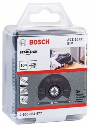 BOSCH RB Segmentirani list pile - 10 kom ACZ 85 EB 85 mm 2608664477