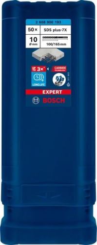 BOSCH EXPERT bušilica SDS plus-7X, 10x100x165 50 kom 2608900193