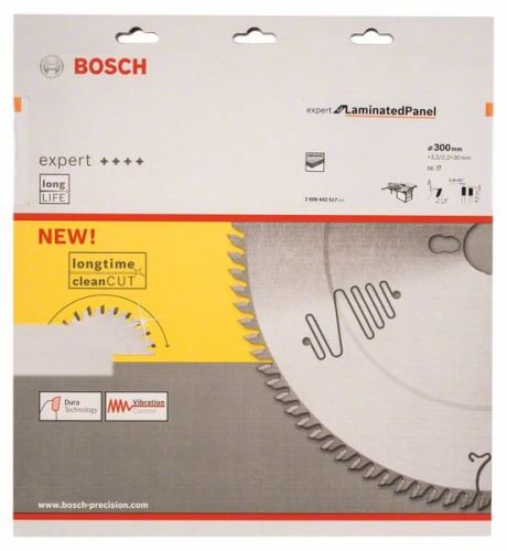 BOSCH List pile Expert for Laminated Panel 300 x 30 x 3,2 mm, 96 2608642517