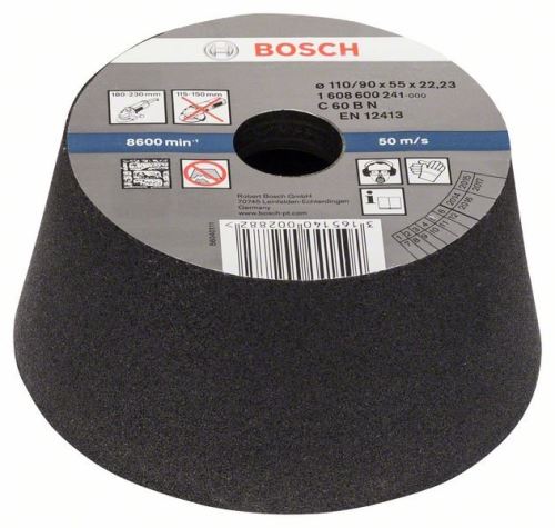 BOSCH Lonac za mljevenje, konusni - kamen/beton 90 mm, 110 mm, 55 mm, 60 1608600241