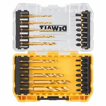 DeWALT FLEXTORQ set odvijača i svrdla za metal (24 kom) DT70748T