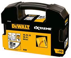 DeWALT Bimetalni set za bušenje rupa - više materijala (10 kom) DT90358