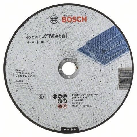 BOSCH Rezna ploča ravna Expert for Metal A 30 S BF, 230 mm, 3,0 mm 2608600324