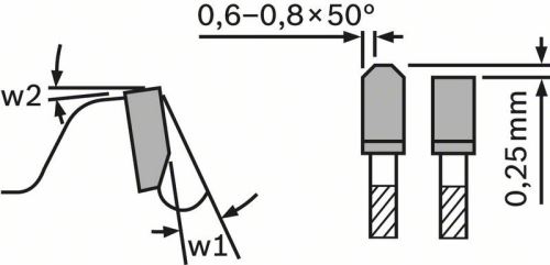 BOSCH List pile Expert for Aluminium 210 x 30 x 2,8 mm, 72 2608644105