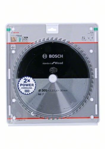 BOSCH List pile za akumulatorske pile; Standard za drvo 305x30x2,2/1,6x60T 2608837742