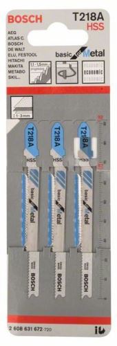 BOSCH List pile za sabljastu pilu T 218 A Basic for Metal (3 kom) 2608631672