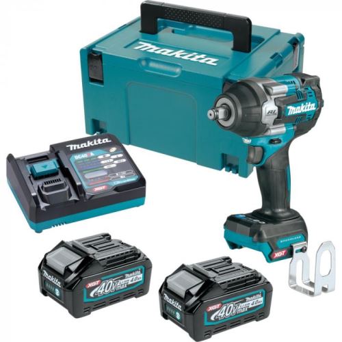 Makita akumulatorska udarna odvijač 1/2" Li-ion XGT 40V/4.0Ah, Makpac TW007GM201